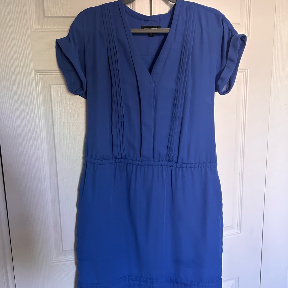 Elegant Blue Women's Dress